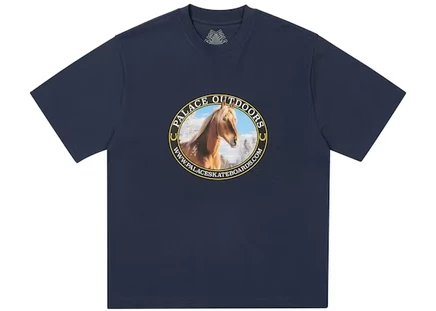 Мужская футболка Palace Equestrian, темно-синяя