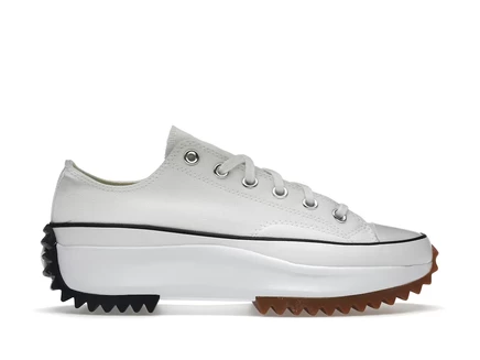 Мужские кеды converse run star hike ox, бело-черные