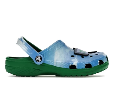 Мужские сабо Crocs Classic Clog Windows XP, сине-зеленые