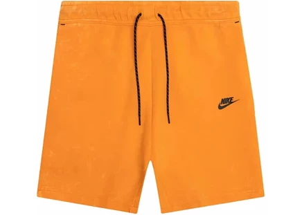 Мужские шорты Nike Sportswear Tech Fleece Washed, кумкват/черные