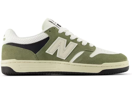 Мужские кроссовки New Balance 480, тёмно-оливковые/светло-серые