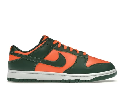 Мужские кроссовки Nike Dunk Low Retro Miami Hurricanes