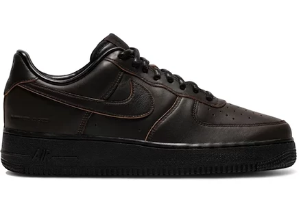 Мужские кроссовки Nike Air Force 1 Low PRM Morse Code, коричнево-черные