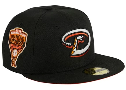 Мужская кепка New Era 59FIFTY Arizona Diamondbacks, черная