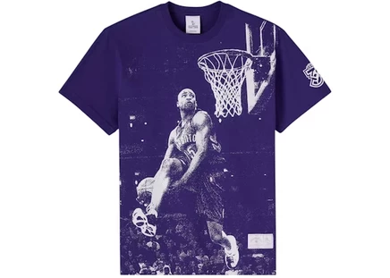 Мужская футболка OVO x Raptors Vince Carter Dunk, фиолетовая