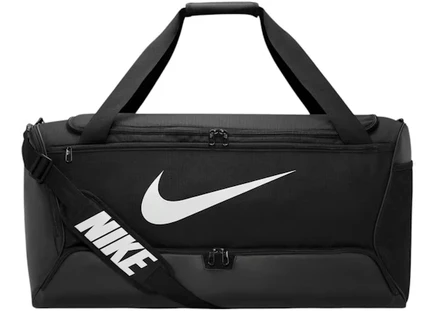 Унисекс сумка-даффл Nike Brasilia 9.5, 95 л, черная/белая