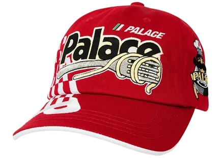 Мужская кепка Palace Palello 6-панельная, красная