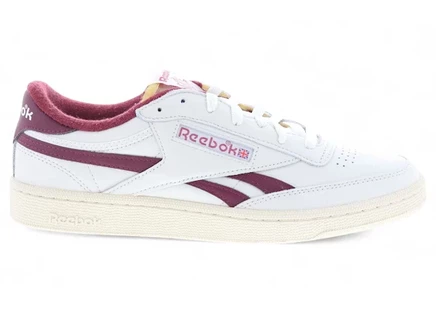 Мужские кроссовки Reebok Club C Revenge, бело-бордовые