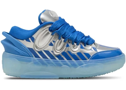 Детские кроссовки Puma LaMelo Ball LaFrancé Skyline, сине-серебристые