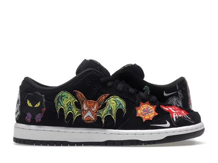 Мужские кроссовки Nike Dunk SB Low Pro QS Neckface, черные