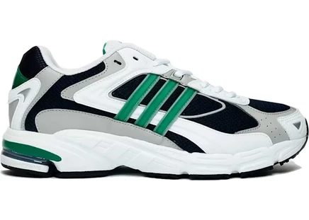 Мужские кроссовки Adidas Response CL, бело-зелено-черные