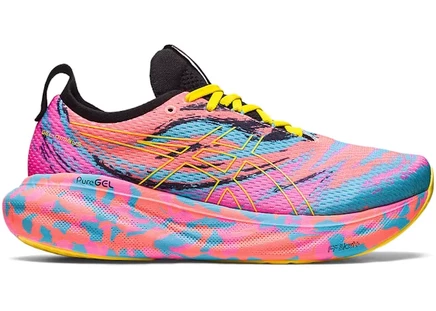 Кроссовки Asics Gel-Nimbus 25, бирюзовый/ярко-желтый