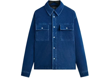 Мужская рубашка-жакет KITH Indigo Cord Vintage Apollo, cyanotype