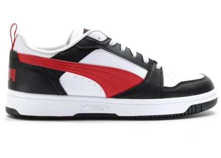 Мужские кроссовки Puma Rebound V6 Low, бело-красно-черные