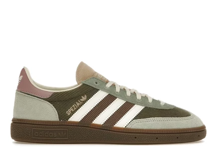 Мужские кроссовки Adidas Handball Spezial, серебристо-зеленые