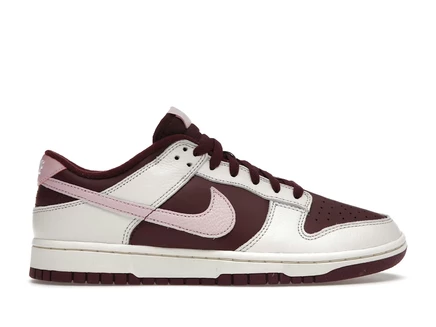 Мужские кроссовки Nike Dunk Low PRM Valentine’s Day, бордово-розовые