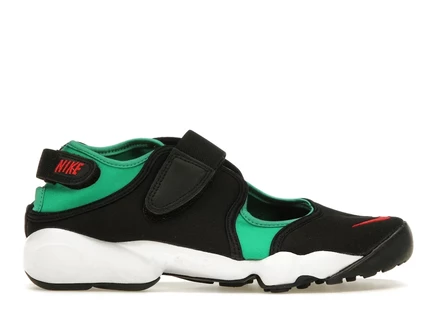 Женские кроссовки Nike Air Rift, черно/зелено/бело/красные