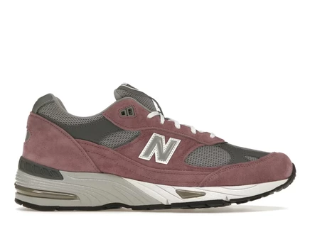 Мужские кроссовки New Balance 991 MiUK, розово-белые