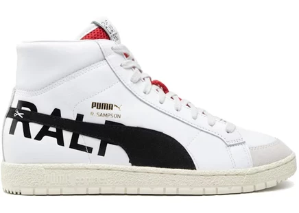 Мужские кроссовки Puma Ralph Sampson 70 Mid, бело-черно-красные