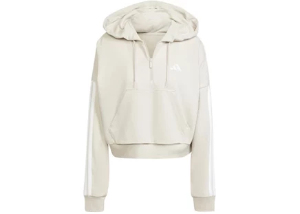 Женская худи Adidas Essentials 3-Stripes, Alumina/белая