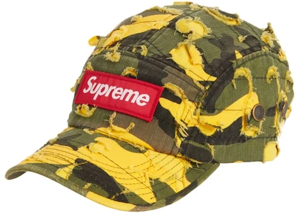 Унисекс кепка Supreme Griffin Camp, желтый камуфляж
