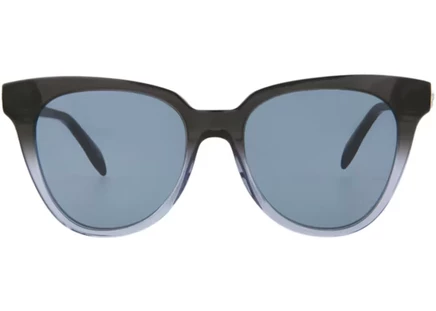 Женские очки Alexander McQueen Cat Eye, серо-голубые