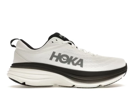 Мужские кроссовки Hoka One One Bondi 8, бело-черные