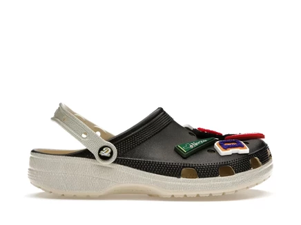 Унисекс сабо Crocs Classic Clog Dreamville, черные с многоцветным принтом