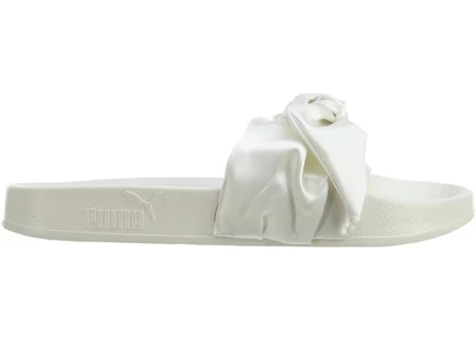 Женские шлепанцы Puma Bow Slide, молочно-серебристые