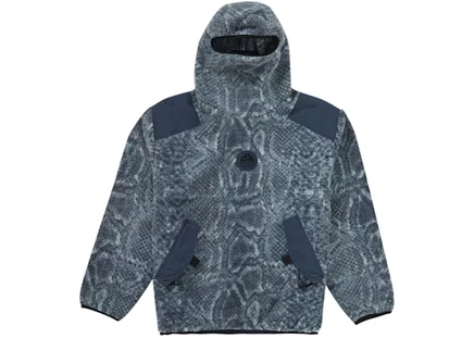 Мужской флисовый пуловер Supreme Nike ACG, ментоловый змеиный принт