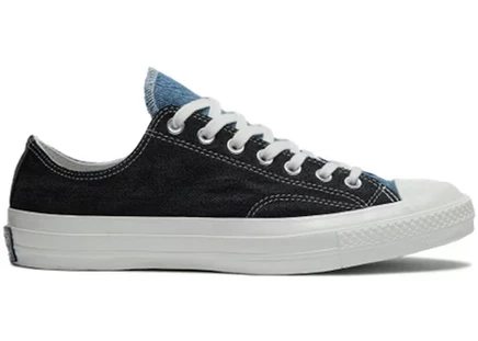 Мужские кеды Converse Chuck Taylor All Star 70 Ox Renew Denim, темно-деним/светло-деним/экрю