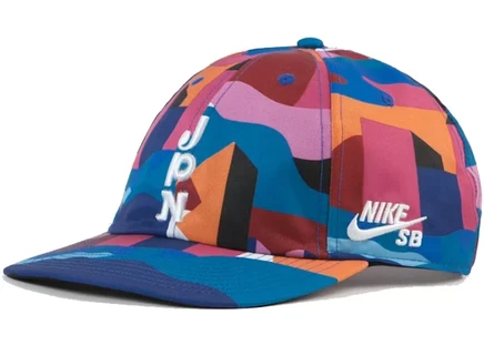 Мужская кепка Nike SB x Parra Federation Kit, черно-белая