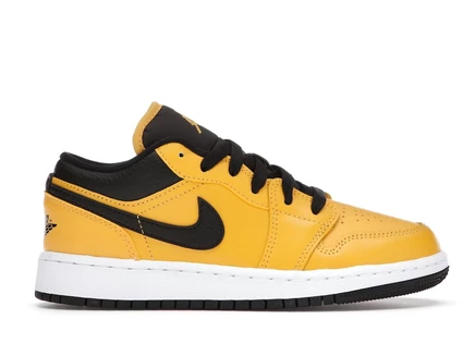 Детские кроссовки Jordan 1 Low, University Gold/Black