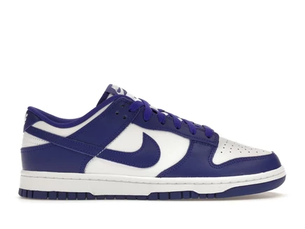 Мужские кроссовки Nike Dunk Low Concord, бело-фиолетовые