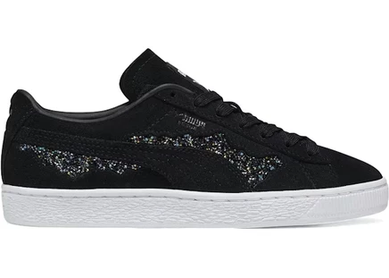 Женские кроссовки Puma Suede Classic Swarovski, черные