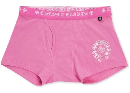 Унисекс трусы-боксеры chrome hearts boxer brief, розовые