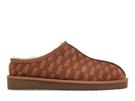 Мужские тапочки KITH Monogram Shearling, loft wheat