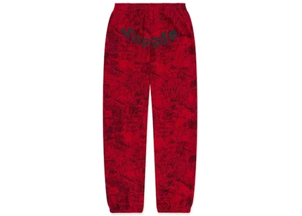 Мужские спортивные штаны SP5DER OG Tree Camo, красные