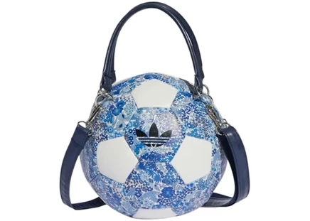 Унисекс спортивная сумка Adidas Originals x Liberty London, бело-синяя