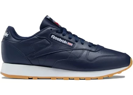Мужские кроссовки Reebok Classic Leather Vector, темно-синие/белые