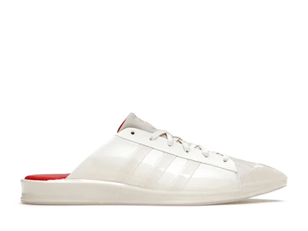 Женские мюли Adidas Superstar Mule, молочно-белые/красные