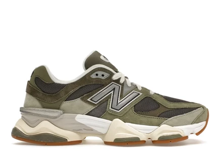 Мужские кроссовки New Balance 9060, зелено-серые