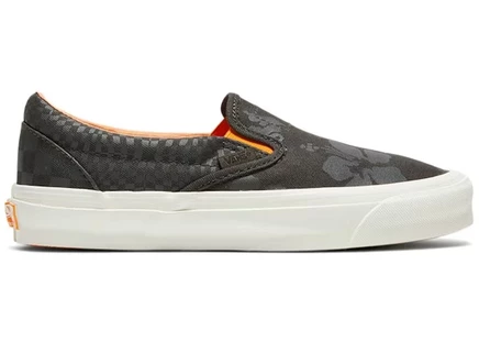 Мужские слипоны Vans Slip-On Porter, черно-белые