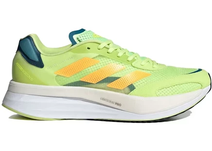 adidas Adizero Boston 10 Pulse Lime Flash Orange Teal pulse lime/flash orange/real teal