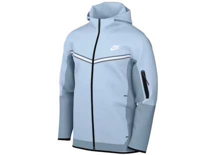 Мужская худи Nike Tech Fleece на молнии, Celestine Blue