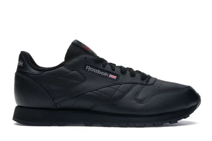 Мужские кроссовки Reebok Classic Leather, черные