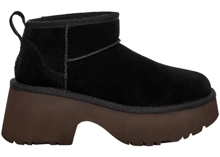 Женские ботинки Ugg Classic Ultra Mini New Heights, черные