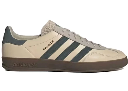 Мужские кроссовки Adidas Gazelle Indoor, песочно-оливково-коричневые