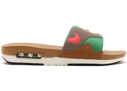 Мужские сланцы Nike Air Max 1 Slide, коричневые