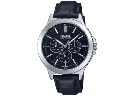 Мужские часы Casio MTP‑V300L‑1A, корпус 47 мм
